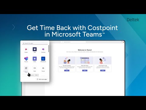 Deltek Costpoint App For Ms Teams Transform Your Efficiency