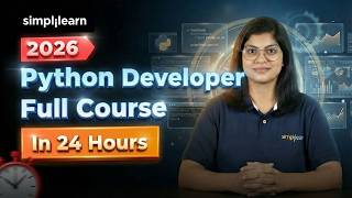 Python Developer Full Course 2026 | Complete Python Developer Course In 24 Hours | Simplilearn