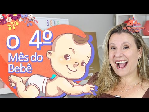 4º MÊS DO BEBÊ | Desenvolvimento do Bebê de 3 Meses | Série: Bebê Mês a Mês