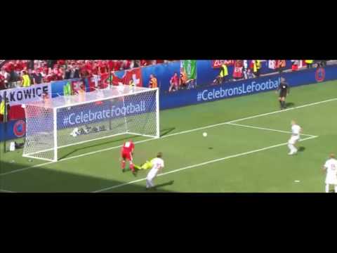 Łukasz Fabiański amazing save vs Eren Derdiyok 25/6/2016 HD