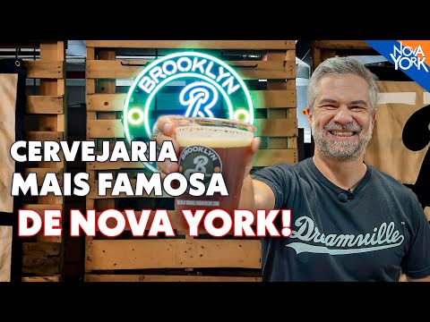 A cervejaria MAIS FAMOSA de Nova York | Brooklyn Brewery