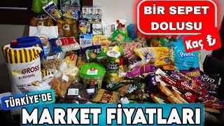 Giderek Artıyordu 🛒 Türkiye'de Market Fiyatları 🛒 Dev Market Alışverişi 🛒 Nisan 