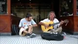 Claudio Gonzalez - Me enamoré (versión flamenco) - Artista callejero