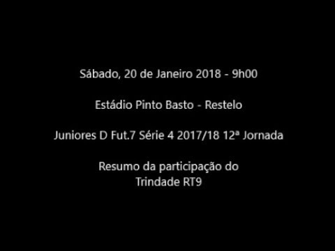 AFL Juniores D Fut7 S13 Série 4 2017/18 - Jornada 12 jogadas do RT9