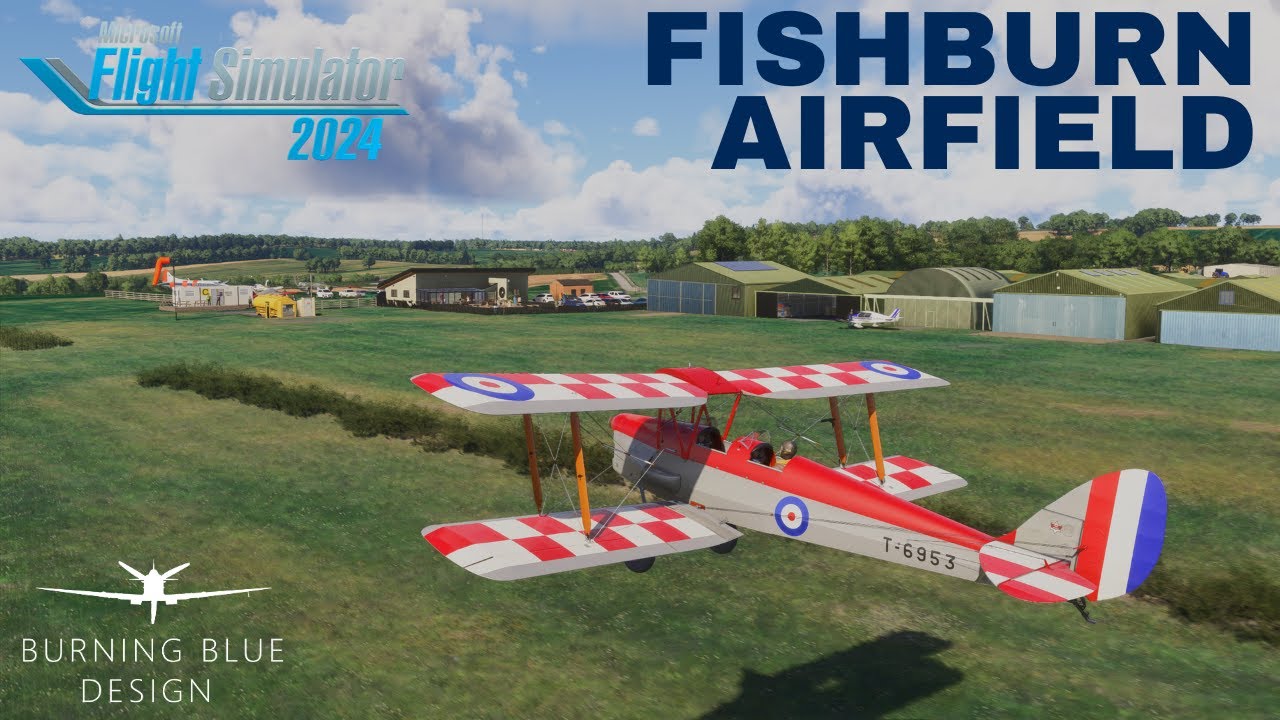 Burning Blue Design Fishburn Airfield Review Flight by Ant's Airplanes ...