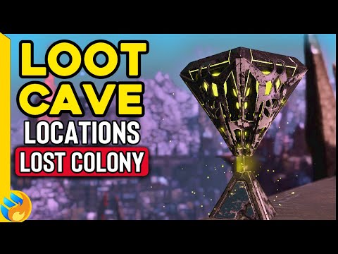 3 Lost Colony LOOT CAVE Locations In Ark Survival Ascended |