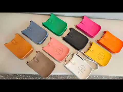 Сумка чехол для мобильного телефона через плечо женкская мини натуральная кожа Togo стиле H's evelyne - фото 3 - id-p1943856180