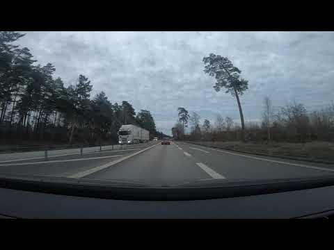 KRISTIANSTAD - Fjälkinge - mot BROMÖLLA - E22 - 2022-02-22 - GoPro 7 - Skåne