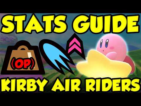 THE MOST IMPORTANT KIRBY AIR RIDERS GUIDE! Kirby Air Riders Stats Explained!