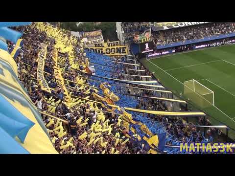 "Superclasico Libertadores 2018 / Yo te sigo a todas partes adonde vas" Barra: La 12 &bull; Club: Boca Juniors &bull; País: Argentina