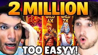 BIGGEST STREAMER SLOT WINS OF THE DAY! #43 | Trainwreckstv, Yassuo, MitchJones & Spinlife!