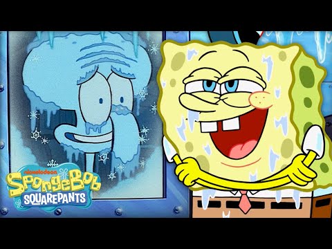 蟹堡王冰櫃裡最詭異的時刻？| 海綿寶寶 (Freakiest Moments in the Krusty Krab Freezer ? | SpongeBob)