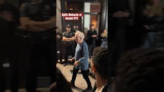 Keith Richards outside the Racket in NYC for “Hackney Diamonds” live event 💎
