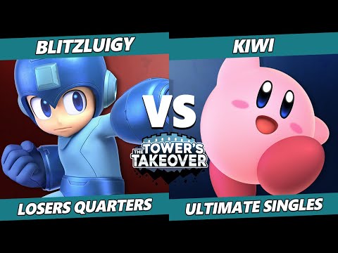 Tower's Takeover 20 Losers Quarters - BlitzLuigy (Mega Man) Vs. Kiwi (Kirby) SSBU Ultimate