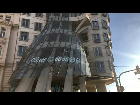 The Dancing House, or Fred and Ginger Prague Czech Republic #shorts