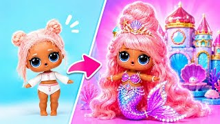 From Ordinary to Magical! 🧜‍♀️🧚 Doll Makeover