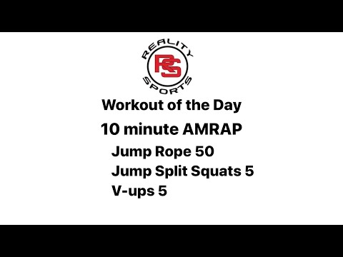 Reality Sports: Workout of the Day (5-19-20)