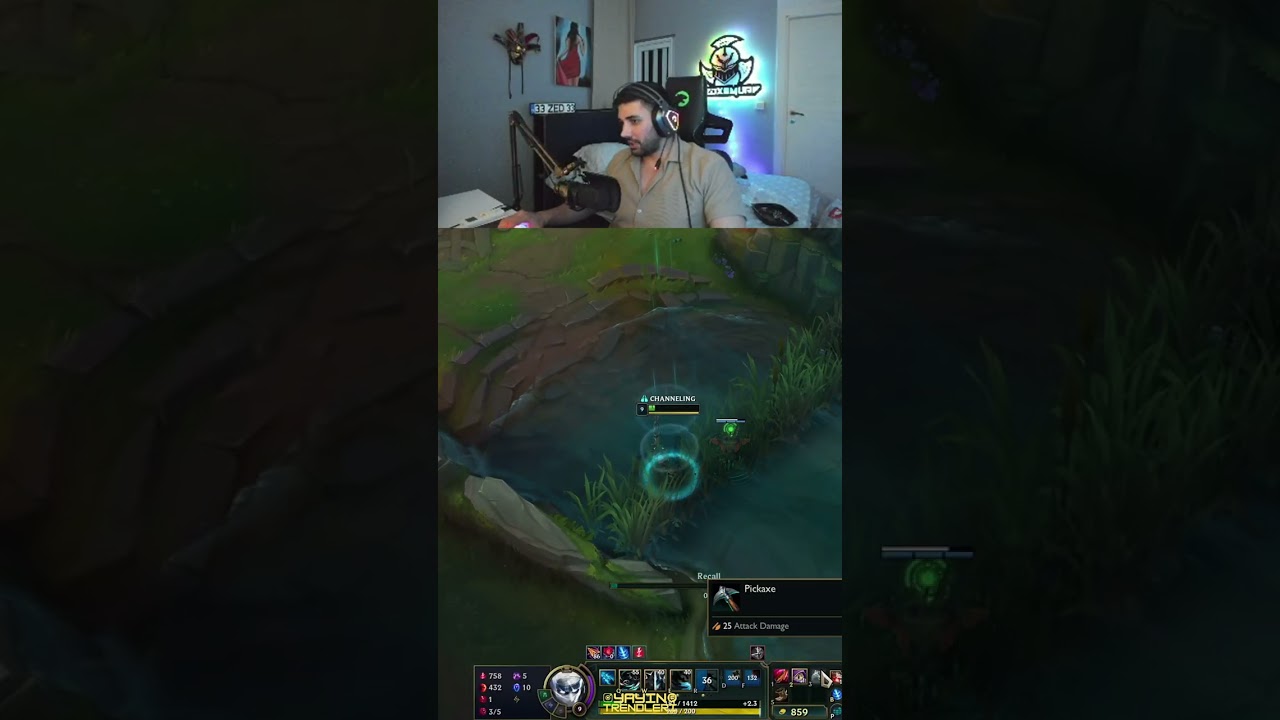 ZedxSmurf'e izleyicisi öyle bir laf soktuki... #shorts #leagueoflegends #loltr