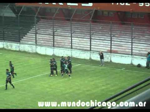 1er GOL de Nueva Chicago, Leandro Testa. Nueva Chicago 3-0 Barracas Central 11/2/12
