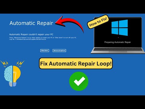 How to Fix Automatic Repair Loop in Windows 11 | Fix Automatic Repair Couldn’t Repair Your PC