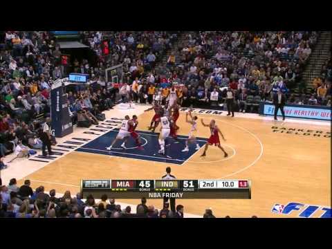 David West 30 points big night (12-15 FGM-A) vs Miami Heat full highlights 02/01/2013 HD
