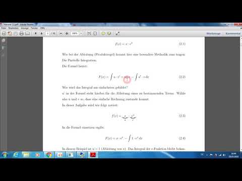 Partielle Integration einer e-Funktion | Abitur