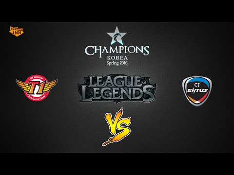 SK Telecom T1 vs. CJ Entus | LCK Spring Split 2016 | W11D4 Game 2