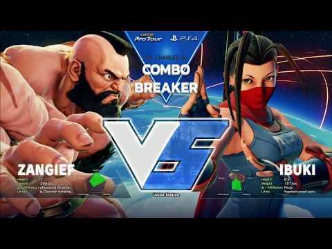SFV: CYG BST Snakeyez vs. WN OG Shine - Combo Breaker 2017 Pools - CPT 2017