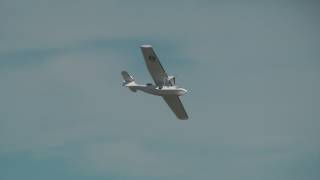 preview picture of video 'Catalina, PBY-5A, Canso A. Flying on Felixstowe seafront, August 2013.'