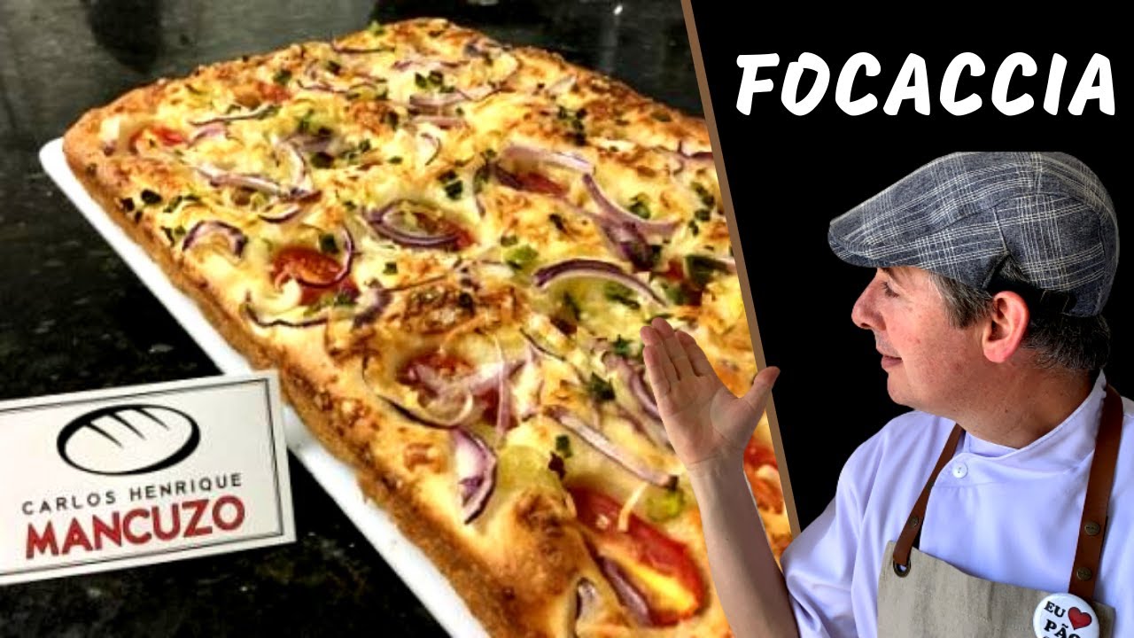 A melhor Focaccia que você já comeu !!! Receita simples !!! Método Fácil !!!
