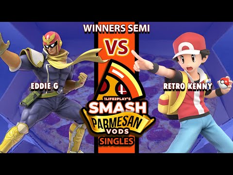 Smash Parmesan 11 | Winners Semi | Eddie G [Captain Falcon] vs Retro Kenny [Pokemon Trainer]