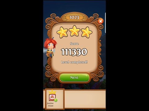 Blossom Blast Saga Level 1023