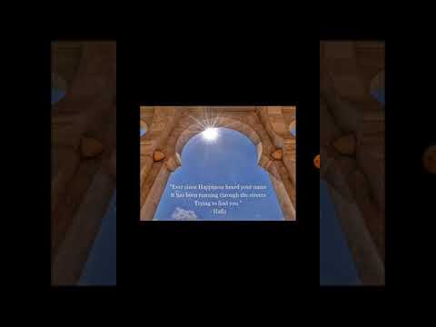 Hafiz 2.Selected verses for meditation.Sufi Mystics.