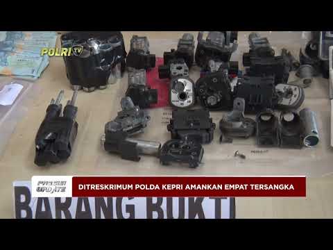 PRESISI UPDATE : POLDA KEPRI GELAR PENGUNGKAPAN KASUS CURANMOR 20/05/24 (20.00)