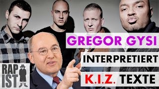 Gregor Gysi interpretiert K.I.Z. Texte - Flüchtlinge, Marihuana, Wohlstand