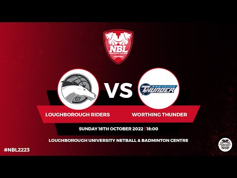 NBL1: Loughborough Riders v Worthing Thunder - 16/10/2022