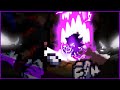 Dark Sonic vs Dark Shadow - Sprite Animation (Moongod vs Daemon)