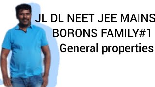 Boron family#1 general properties
