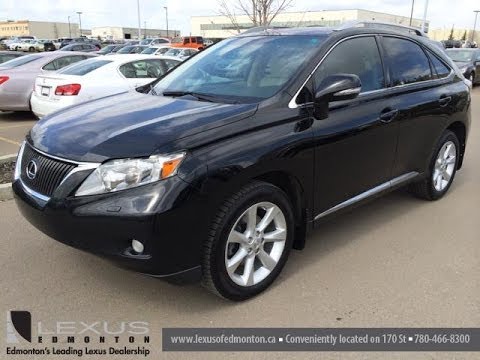 Lexus Certified Pre Owned 2011 RX 350 AWD - Black on Parchment - Camrose, Alberta