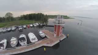 preview picture of video 'Plau am see - Leuchtturm / Hafen'