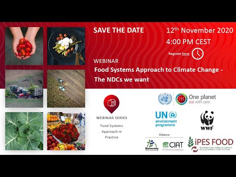 Webinar: Food Systems Approach to Climate Change – The Nationally Determined Contributions we want