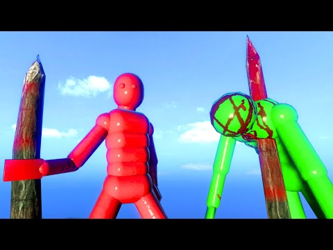 Smart AI Fights in NPC Wars with Active Ragdoll Physics (Compilation Video)