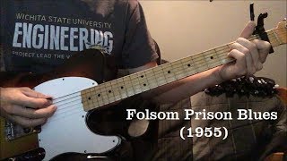 Folsom Prison Blues (1955) by Johnny Cash - Luther Perkins Instrumental