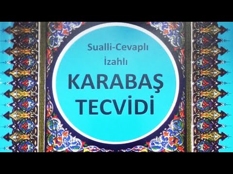 699-) KARABAŞ TECVİDİ  TENVİN - NUNİ SAKİN