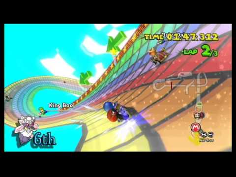 [MKW] Retro Road ~ (Texture Hack of Rainbow Road)