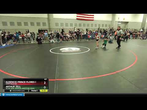 63 Lbs Champ. Round 2 - Arthur Zell, Silver Bow Amateur Wrestling Assoc. Vs Ausencio Prince Flores