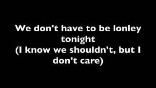 Lonley Tonight lyrics by Blake Shelton ft. Ashley Monroe
