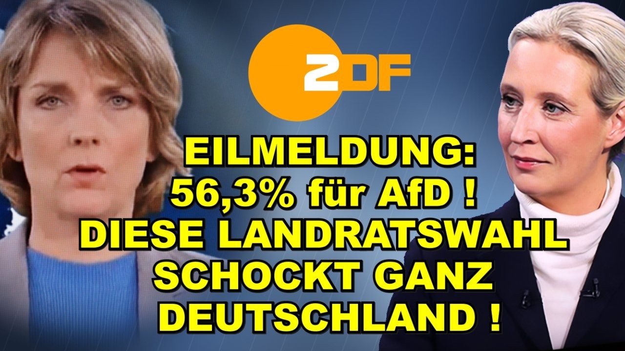EIL: 56,3% FÜR AfD! Landratswahl-SCHOCK!