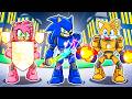 Having A SONIC MECH FAMILY In Roblox