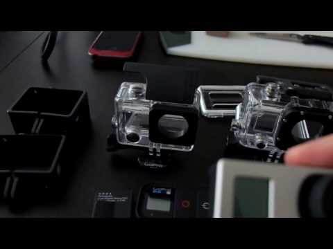 Unedited GoPro Hero3+ Hero 3 plus, comparison Hero3 Black and Accessories